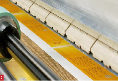 Maszyna do laminowania folii z gorącym nożem 80-100 m / min Kleje PUR Laminator z folią termiczną